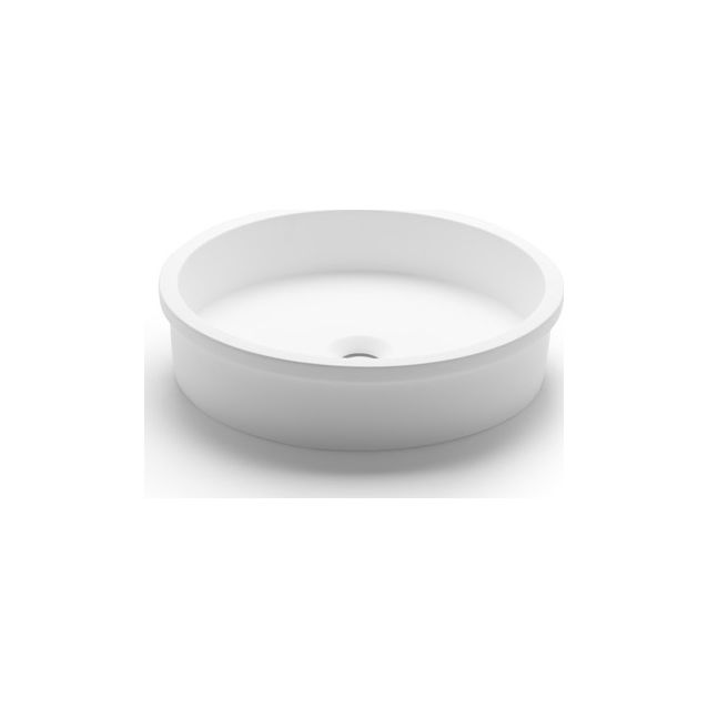 Malja-allas Bathco Bayona, Ø420mm, mattavalkoinen