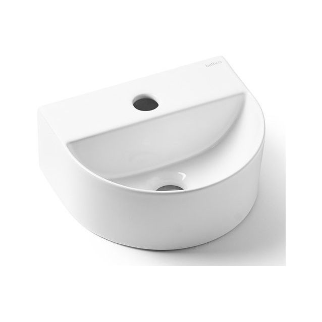 Pesuallas Bathco Nava 300x250mm valkoinen