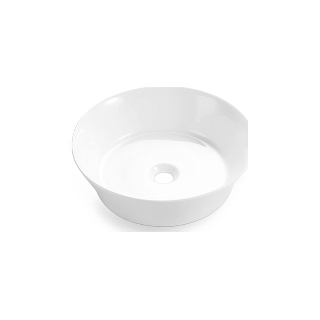 Malja-allas Bathco Volta, Ø350mm, valkoinen