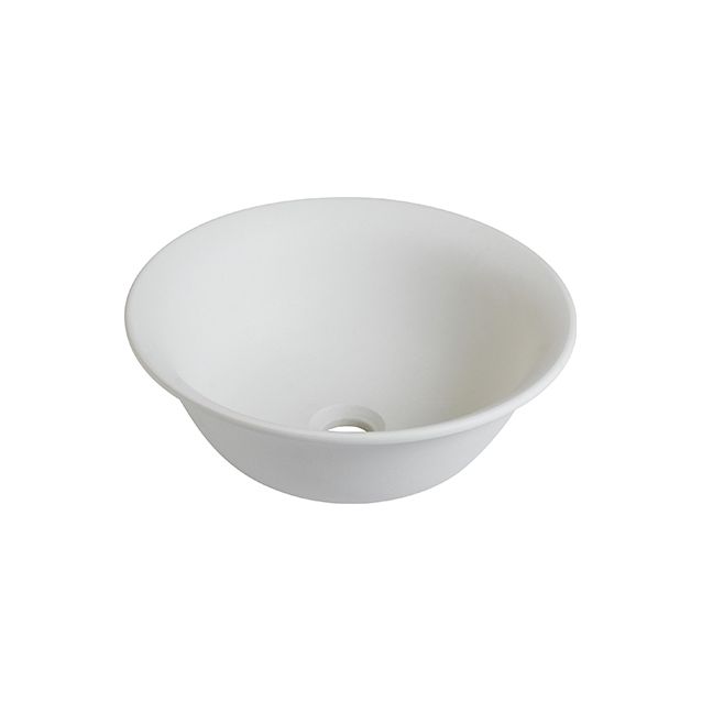 Malja-allas Bathco New Nordic, Ø400mm, matta luonnonvalkoinen