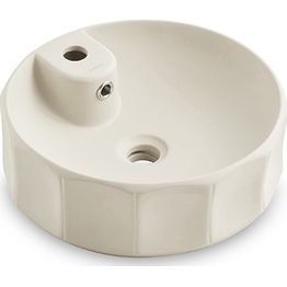 Malja-allas Bathco Circus Cru, Ø420mm, matta luonnonvalkoinen