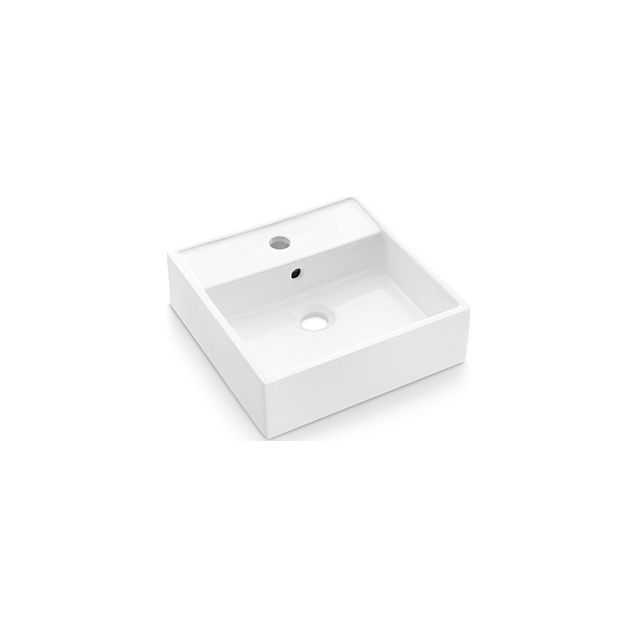 Malja-allas Bathco Gomera, 390x390mm, valkoinen