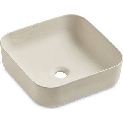 Malja-allas Bathco Dinan, 385x385mm, mattabeige