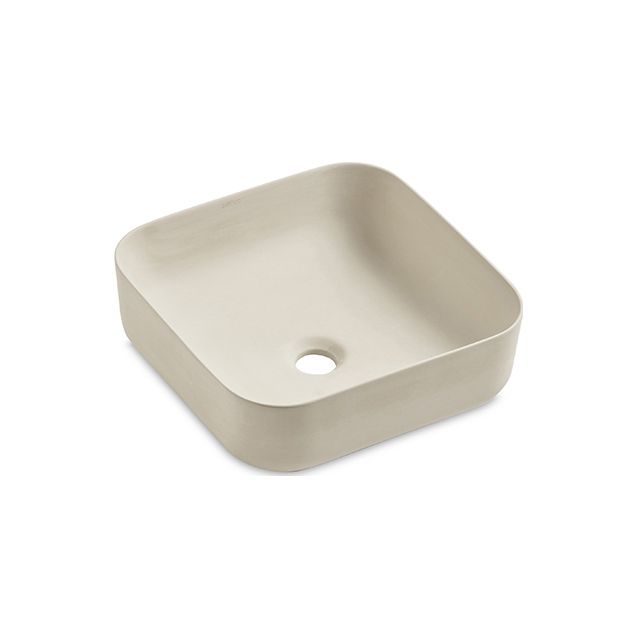 Malja-allas Bathco Dinan, 385x385mm, mattabeige