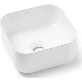 Malja-allas Bathco Cube 25, 250x250mm, valkoinen