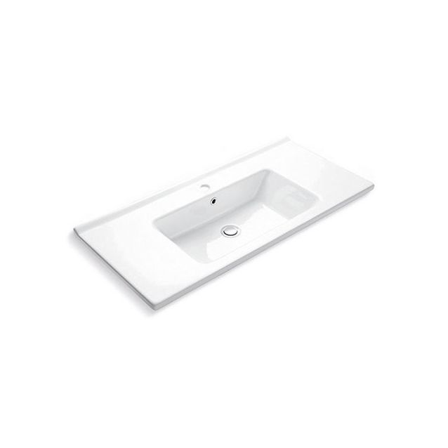 Pesuallas Bathco Riga, 1000x450mm, valkoinen