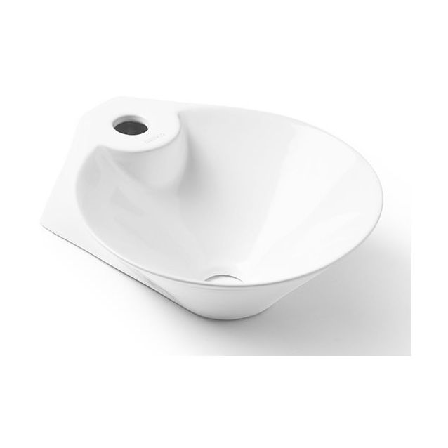 Pesuallas Bathco Navia Ø310mm valkoinen