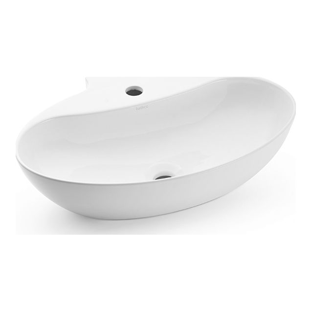 Malja-allas Bathco New Malaga, 600x410mm, valkoinen