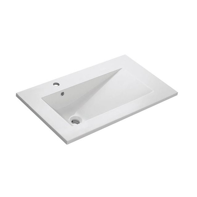 Pesuallas Bathco Tecno, 800x450mm, valkoinen