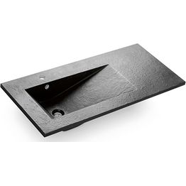 Pesuallas Bathco Tecno Pizarra, 1000x450mm, musta