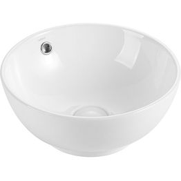 Malja-allas Bathco Ica Ø380mm kiiltävä valkoinen