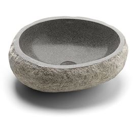 Malja-allas Bathco Manaos S Ø300-400mm, luonnonkivi, harmaa