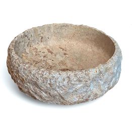 Malja-allas Bathco Kayabi Ø380mm, luonnonkivi, beige