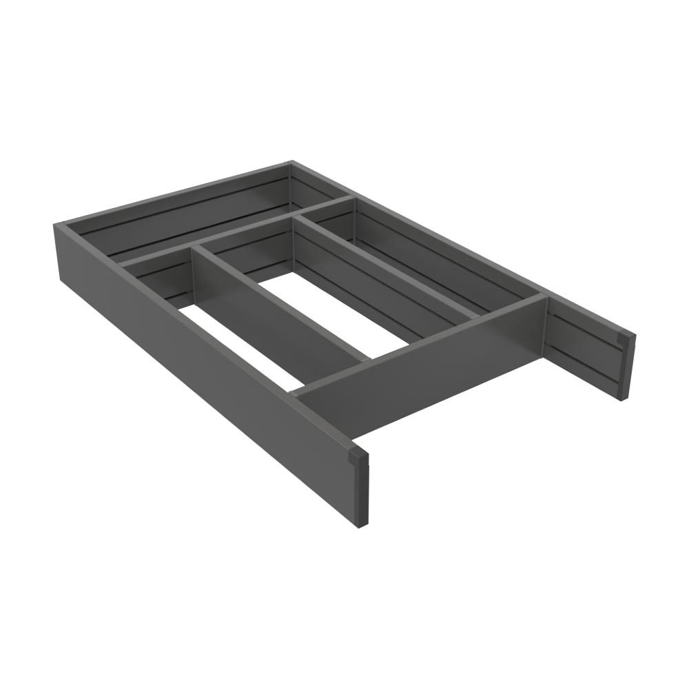 Aterinlaatikko Beslag Design Flex Basic 278x523mm harmaa