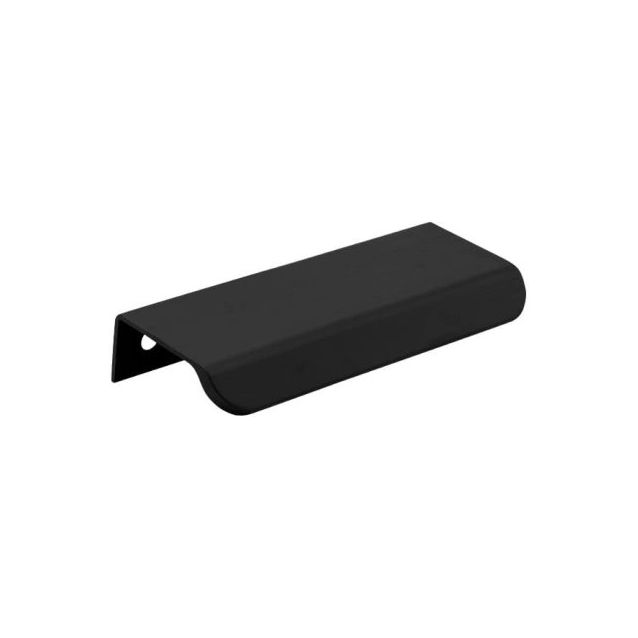 Profiilivedin Beslag Design Roundy, 100x40x18mm, harjattu musta