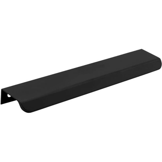 Profiilivedin Beslag Design Roundy, 200x40x18mm, harjattu musta