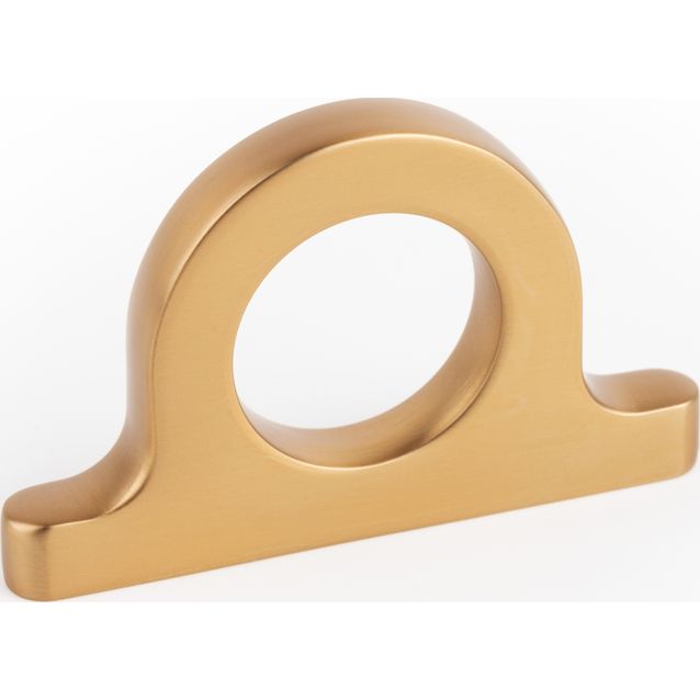 Lankavedin Beslag Design Omega, 62.5x38.6x7.5mm, cc32mm, harjattu messinki