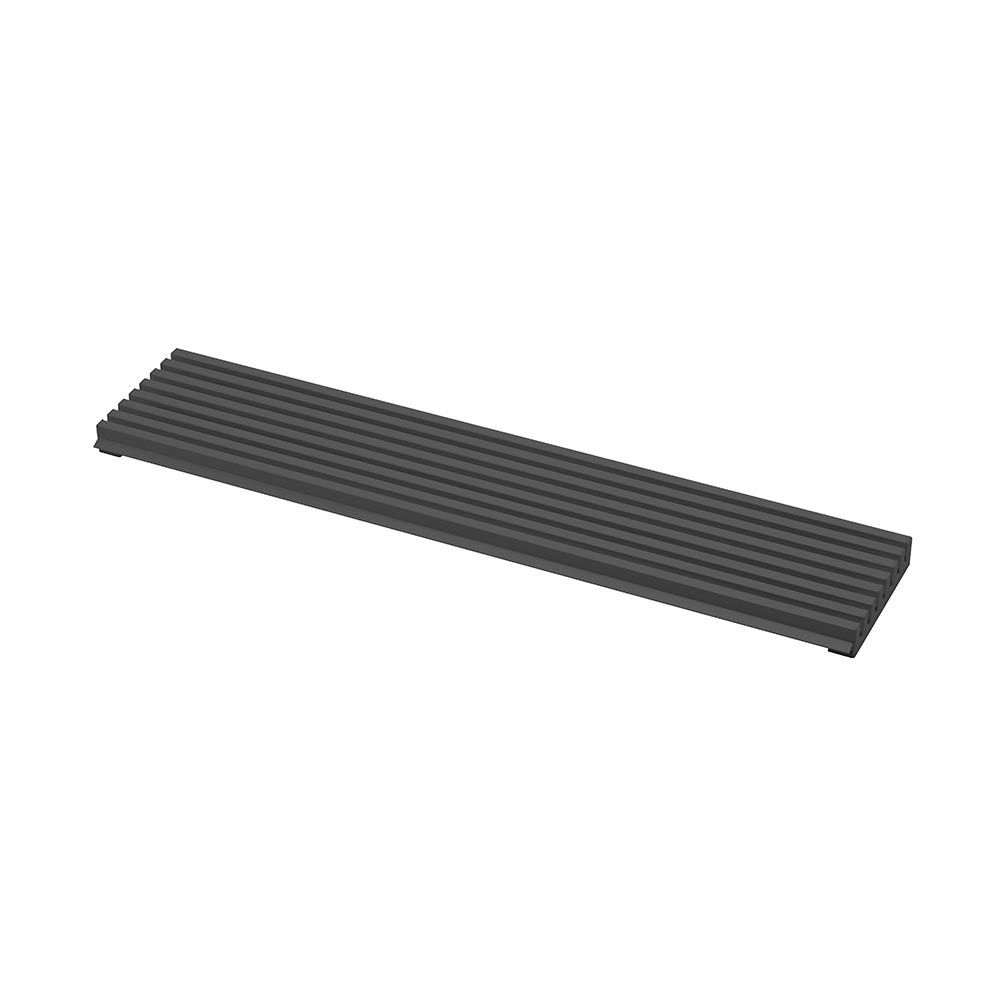 Tuuletusritilä Beslag Design 598x125mm musta