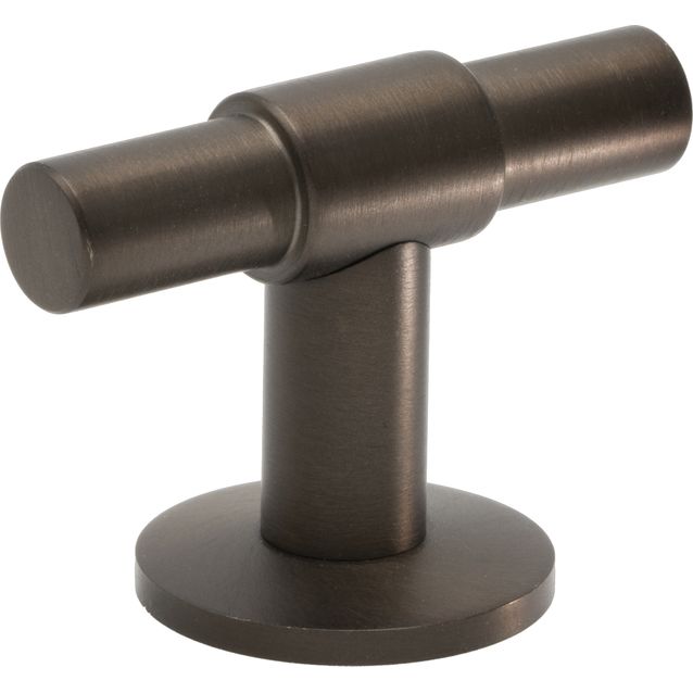 Nuppivedin Beslag Design-T Uniform, 50x28x36mm, ruskea messinki