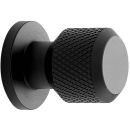 Nuppivedin Beslag Design Manor Round Ø30mm musta