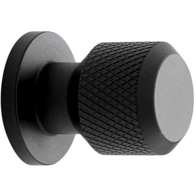 Nuppivedin Beslag Design Manor Round Ø30mm musta