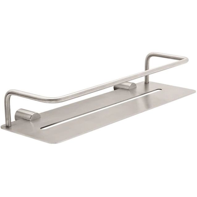 Suihkuhylly Beslag Design Match, 61x300x116mm, harjattu nikkeli