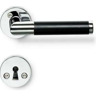 Ovenkahva Beslag Design Koster avainkilvellä, kromi/musta