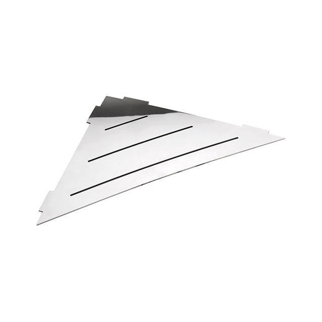 Suihkuhylly Bemeta Cytro, 297x210x2 mm, kiillotettu hopea