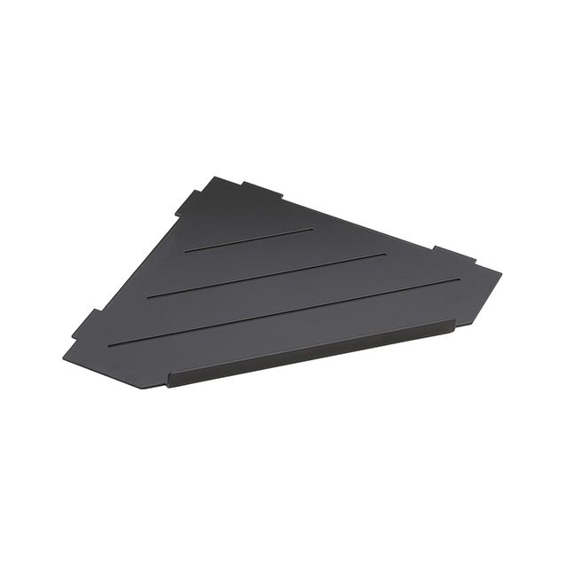 Suihkuhylly Bemeta Cytro, 297x210x15 mm, mattamusta