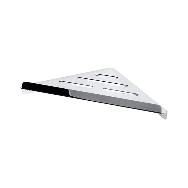 Suihkun kulmahylly Bemeta Cytro, 205x110x25 mm, hopea