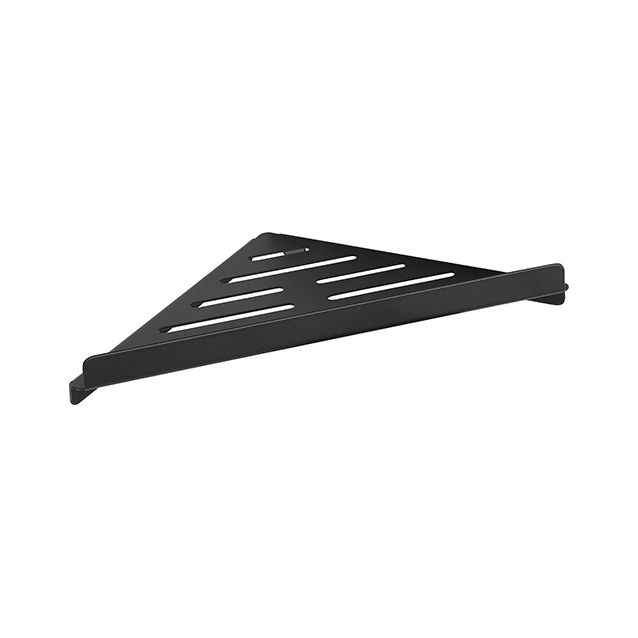 Suihkun kulmahylly Bemeta Dark, 262x142x35 mm, musta
