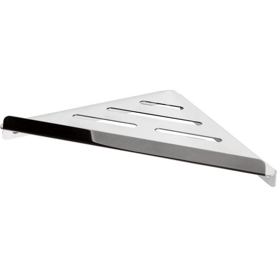 Suihkun kulmahylly Bemeta Cytro, 262x142x35 mm, hopea