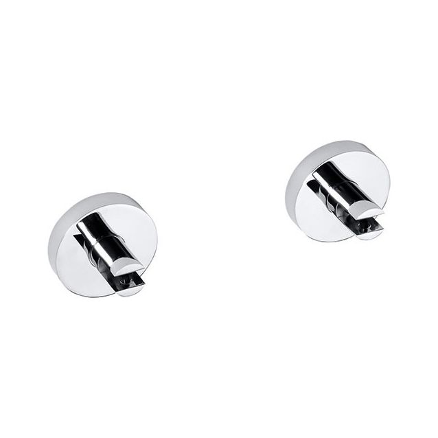 Pidikkeet kylpyhuoneen lasihyllylle Bemeta Omega, 2 kpl, kiiltävä kromi