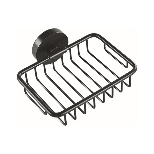 Saippuateline Bemeta Dark, 140x125x55 mm, musta