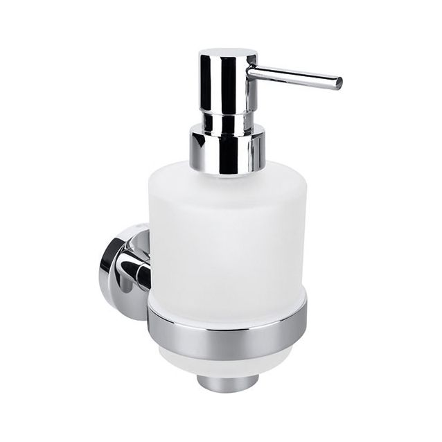 Saippua-annostelija ja -teline Bemeta Omega, 200 ml, magneetti, hopea