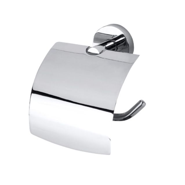 WC-paperiteline Bemeta Omega, kannella, 140x155 mm, hopea