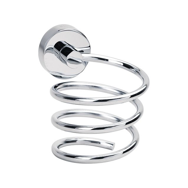 Hiustenkuivaimen pidike Bemeta Omega, spiraali, hopea