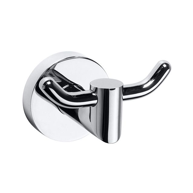 Magneettinen kaksoispyyhekoukku Bemeta Rawell, kiiltävä kromi