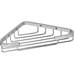 Suihkun kulmahylly Bemeta Cytro, 230x130 mm, hopea