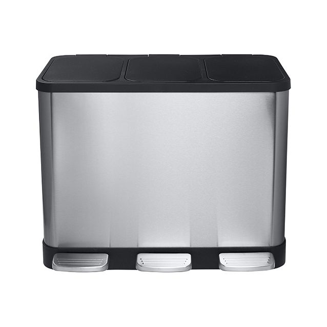 Lajitteluastia Bemeta Home, 3x14 l, hopea