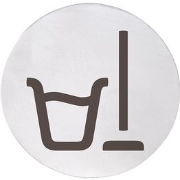 Ovikyltti siivouskomero Bemeta Home, pyöreä, matta