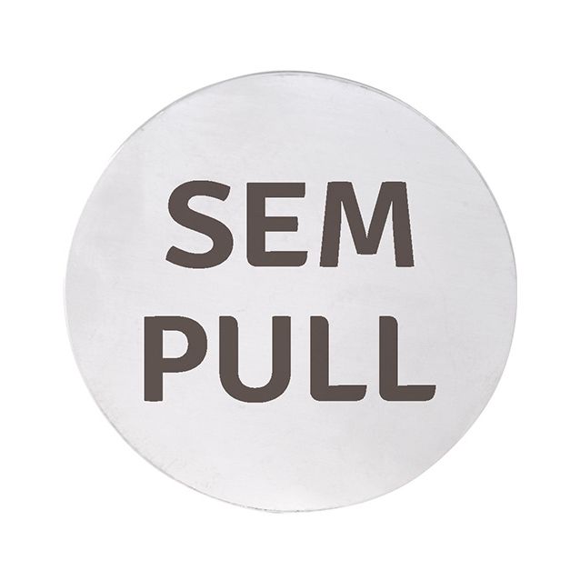 Ovikyltti vedettävä ovi Bemeta Home, pyöreä, matta