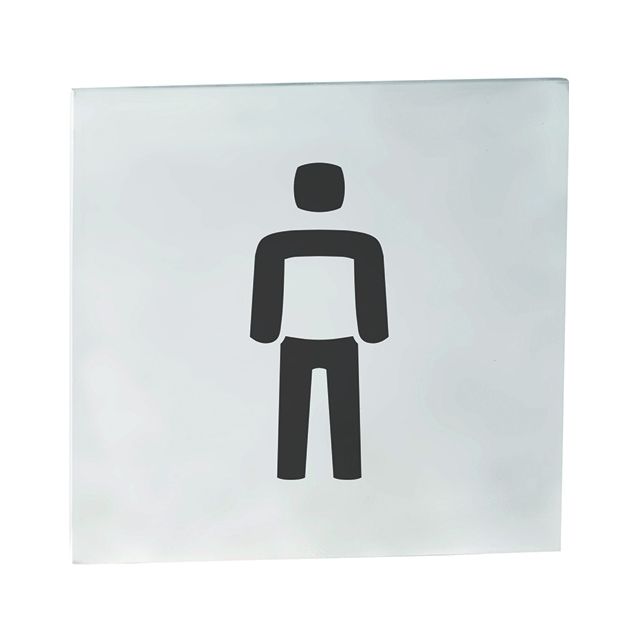 Ovikyltti miesten WC Bemeta Home, neliskulmainen, matta