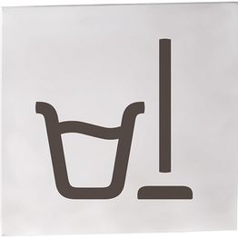 Ovikyltti siivouskomero Bemeta Home, neliskulmainen, matta