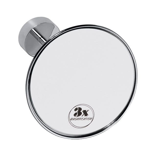 Meikkipeili Bemeta Omega, ø 140 mm, hopea