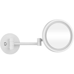 LED-meikkipeili Bemeta White, Ø 200 mm, valkoinen