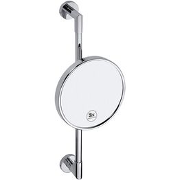 Meikkipeili varrella Bemeta, Ø 200 mm, kiiltävä kromi