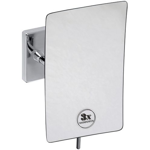 Yksipuoleinen meikkipeili Bemeta, 210x130 mm, kiiltävä kromi