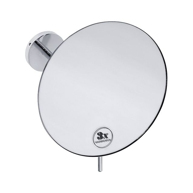 Meikkipeili Bemeta, yksipuolinen, ø 200 mm, hopea