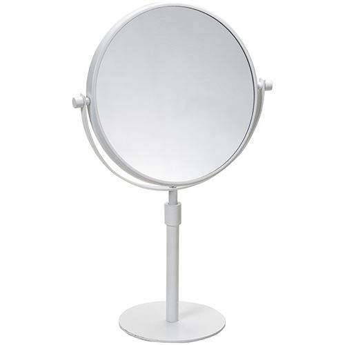 Meikkipeili Bemeta White, Ø 200 mm, teleskooppivarsi, valkoinen